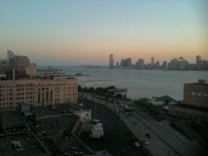 View of the Hudson (photo taken by my husband)